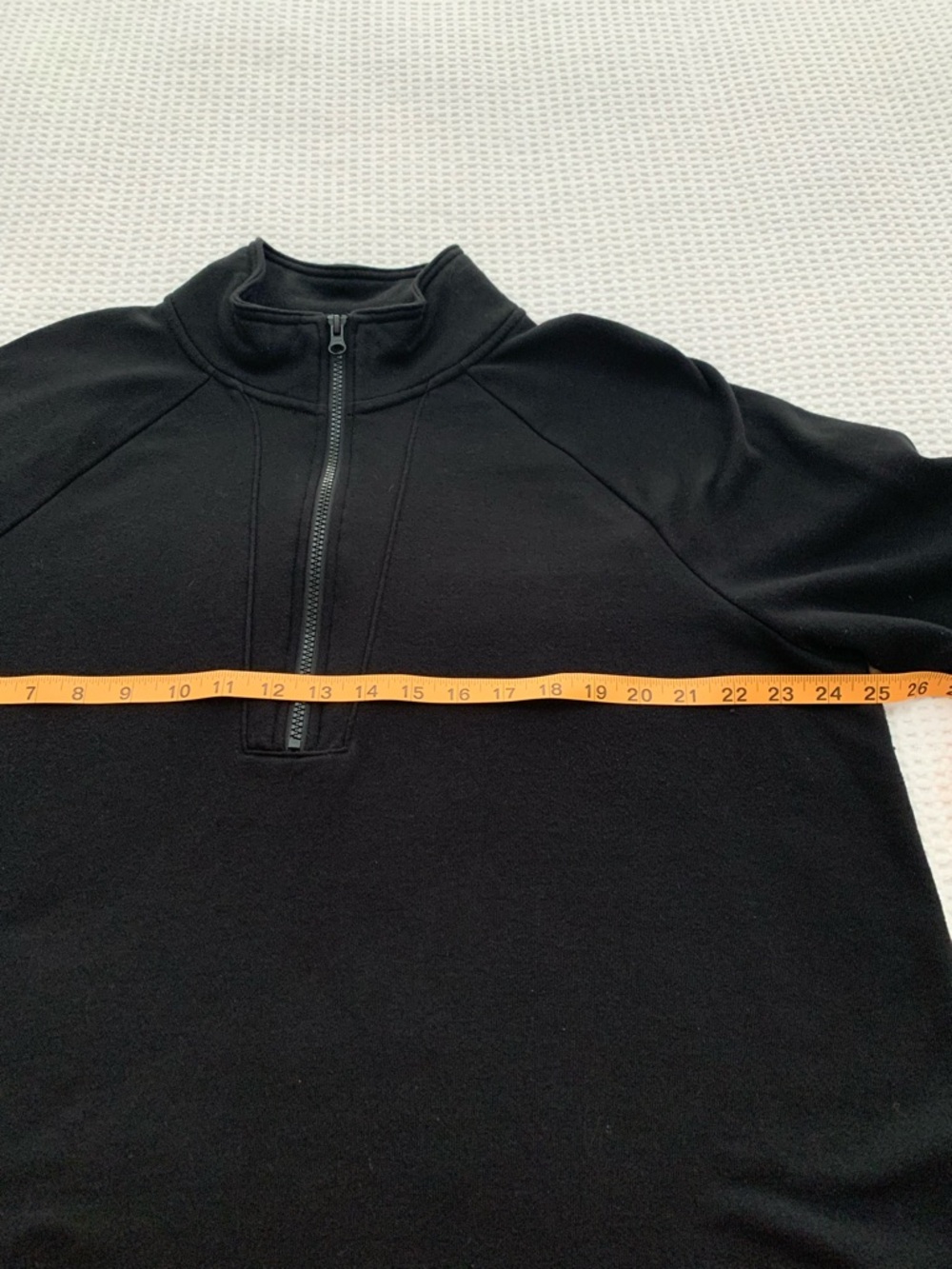 Terra & Sky Sweatshirt Black 1/2 Zip Size 1X - Picture 5 of 11